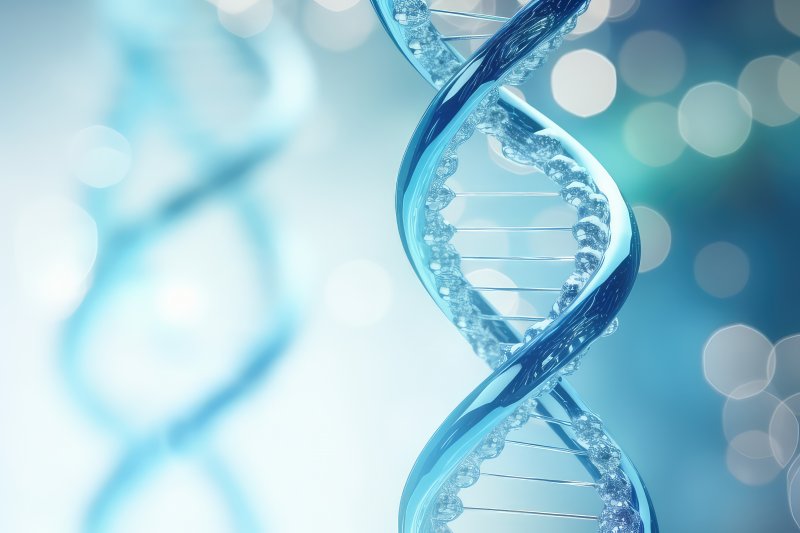 digital illustration of DNA 