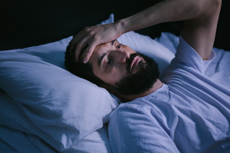 Patient restless with sleep apnea